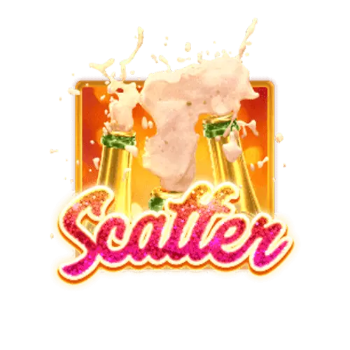 สัญลักษณ์ Scatter รูปขวดแชมเปญ